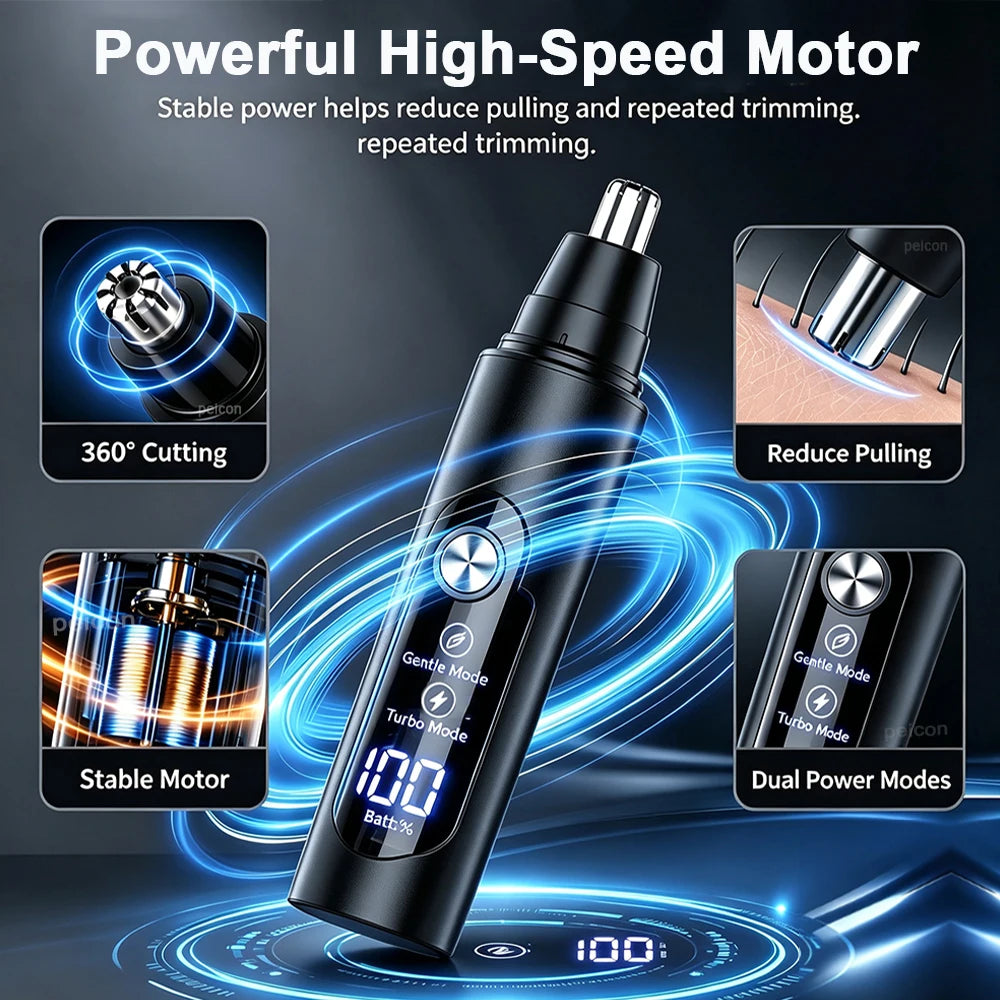 Raugee Electric Nose & Ear Hair Trimmer – USB Rechargeable Electric Hair Trimmer PLUSH