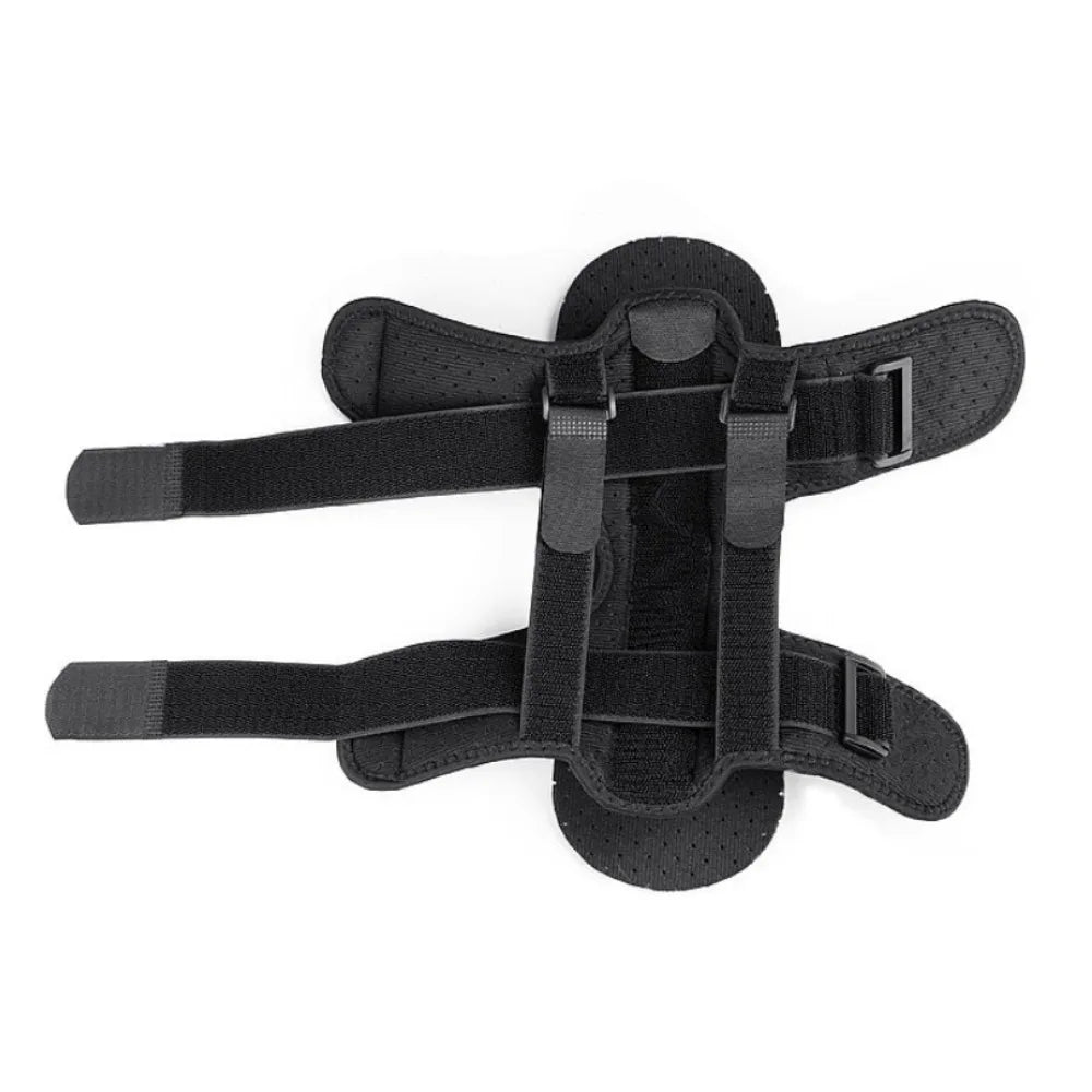 Dorsal Drop Foot Brace – Adjustable Night Splint Support Foot Drop Splint PLUSH Black