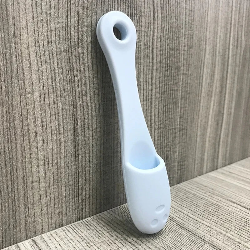 Silicone Facial Cleansing Brush – Double-Sided Nose & Face Facial Cleansing Brush PLUSH Blue 2Pcs