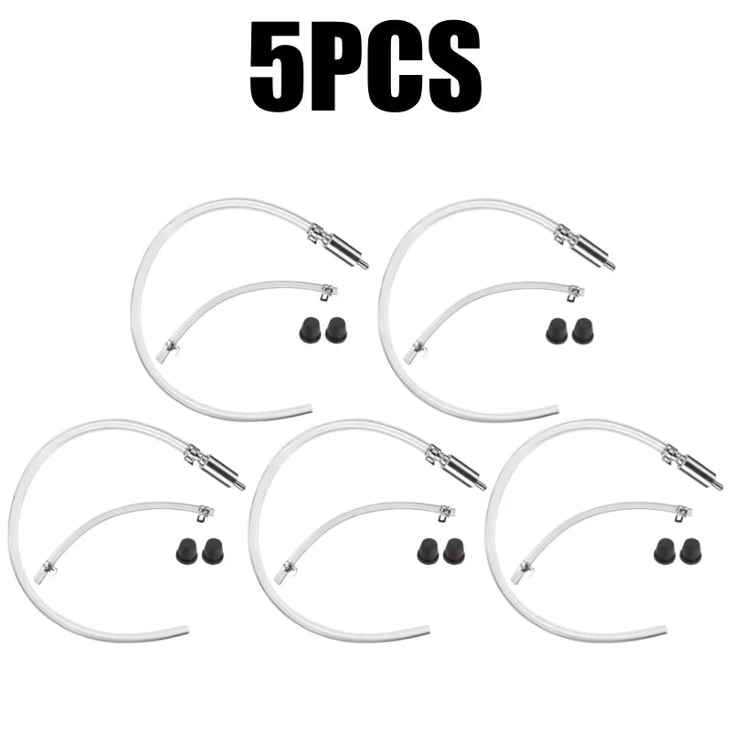 Motorcycle Brake Bleeder Kit – One-Way Check Valve Hose Brake Bleeder Kit PLUSH 5PCS