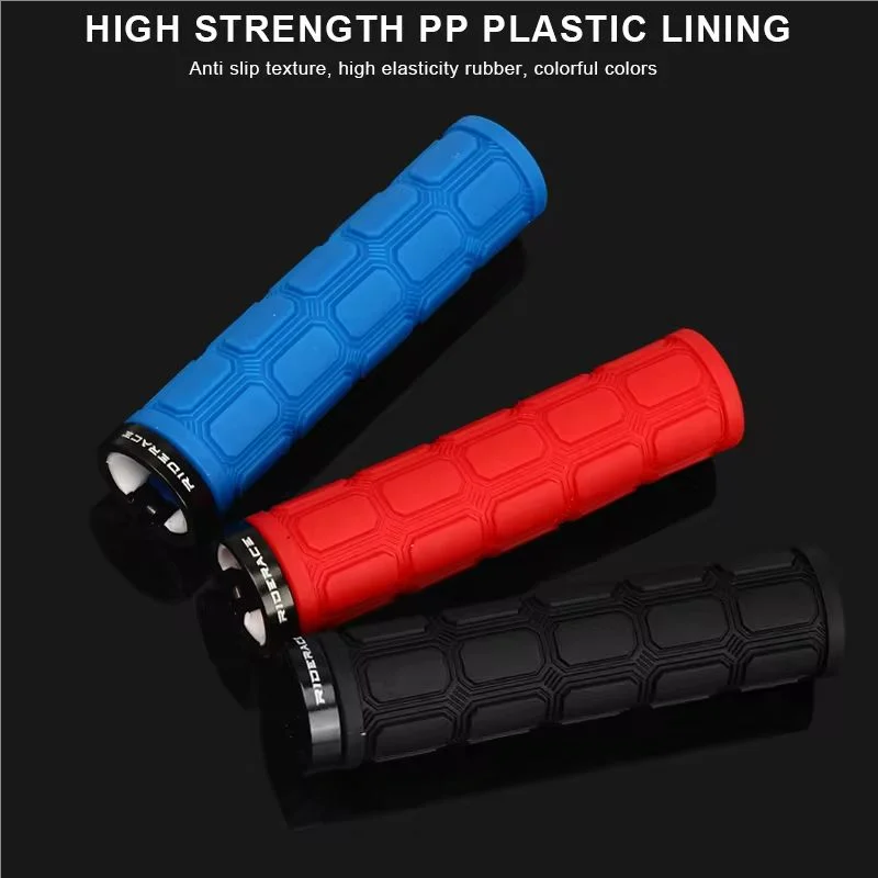 MTB Lock-On Handlebar Grips – Ergonomic Non-Slip Rubber Bike Handlebar Grips PLUSH