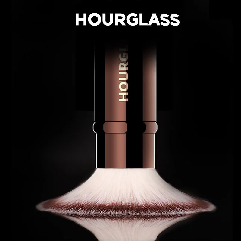 Hourglass Makeup Brush – Foundation, Blush, Eye & Bronzer Makeup Brush PLUSH