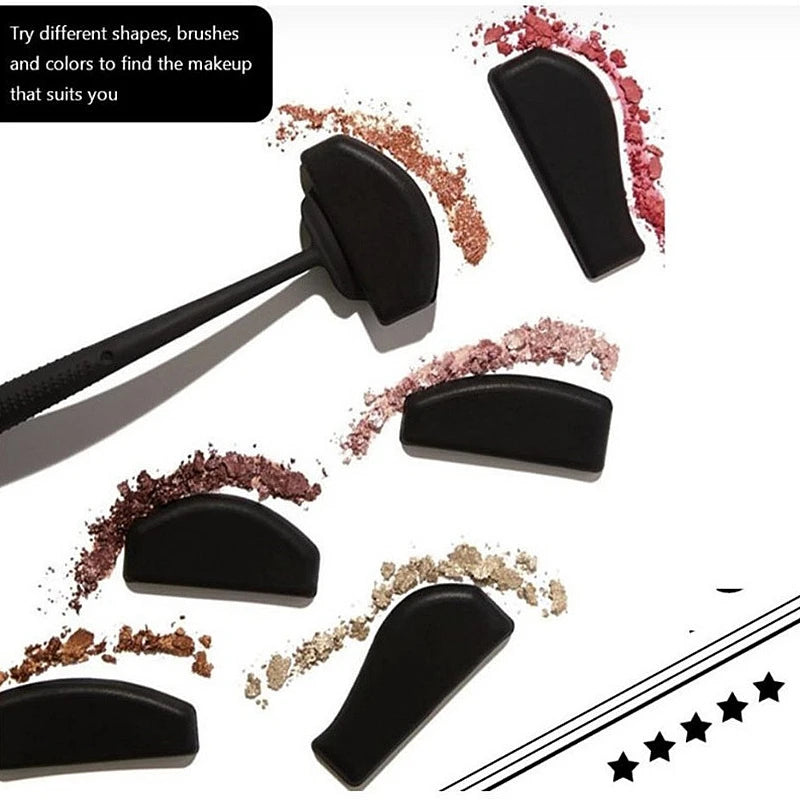 6-in-1 Silicone Eyeshadow Stencils & Eye Makeup Applicator Kit Eye Makeup Stencil PLUSH