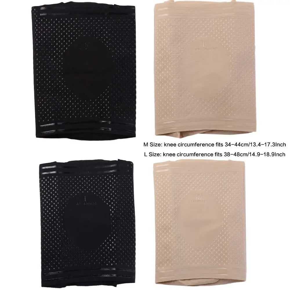 Breathable Compression Knee Sleeve with Side Stabilizers Knee Sleeve Brace PLUSH