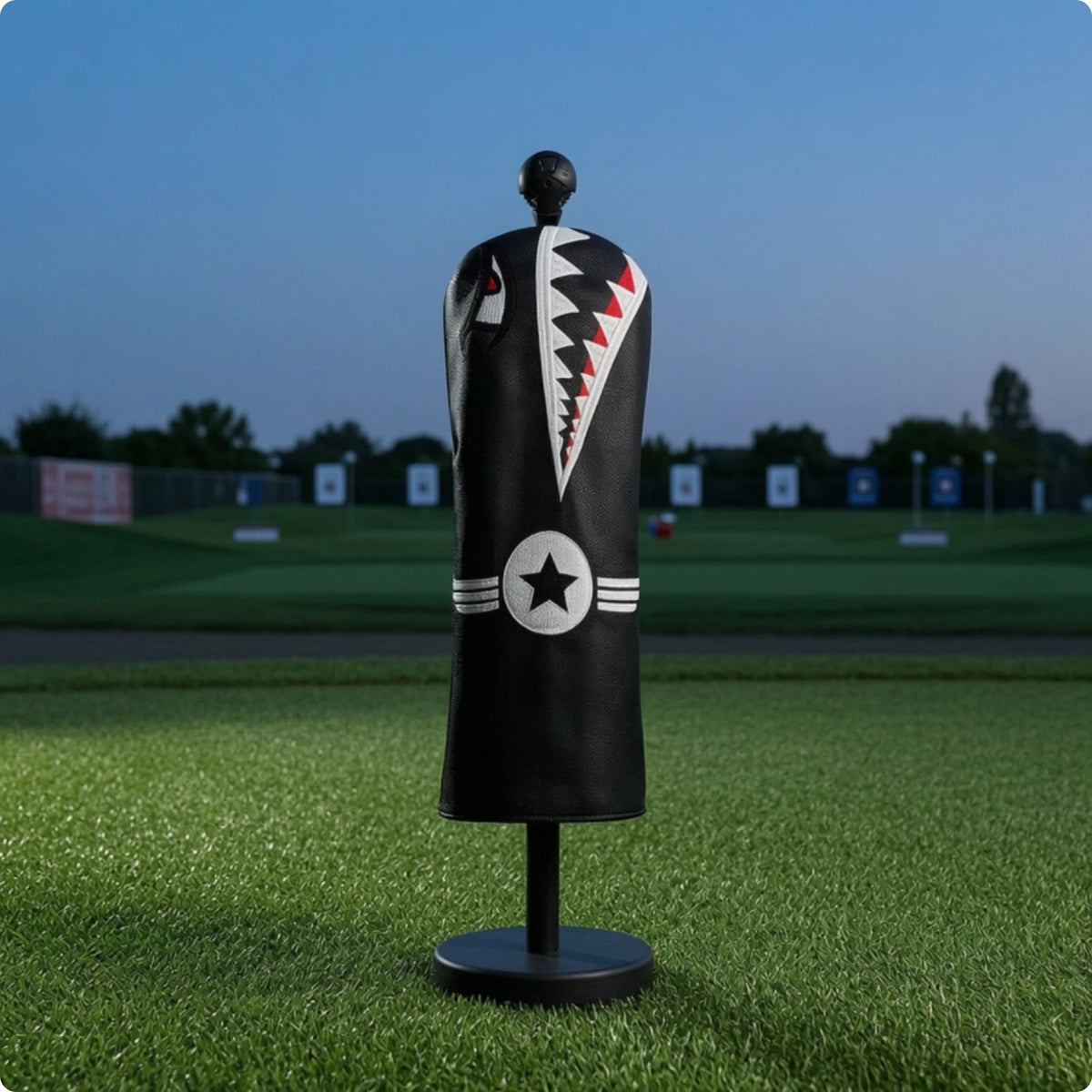 Golf Club Head Cover – Shark Design Sleeve-Style Headcover Golf Club Headcover PLUSH Hybrid