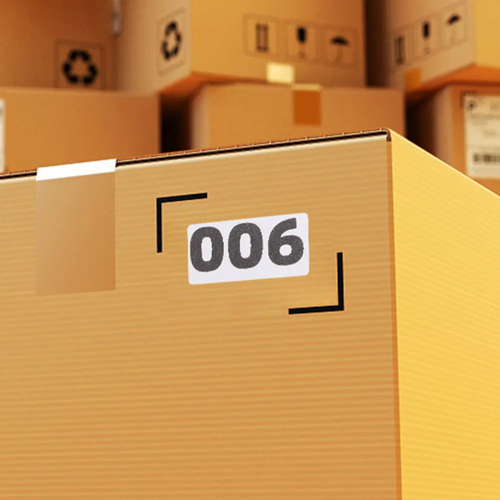 Consecutive Number Stickers Roll 0-999 Self-Adhesive Labels Number Label Stickers PLUSH