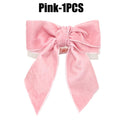 Velvet Bow Tie Napkin Rings – Wedding & Holiday Table Decor Napkin Rings PLUSH Pink-1PCS