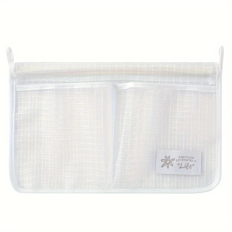 Refrigerator Hanging Storage Bag – Polyester Kitchen Organizer Kitchen Hanging Organizer PLUSH S white