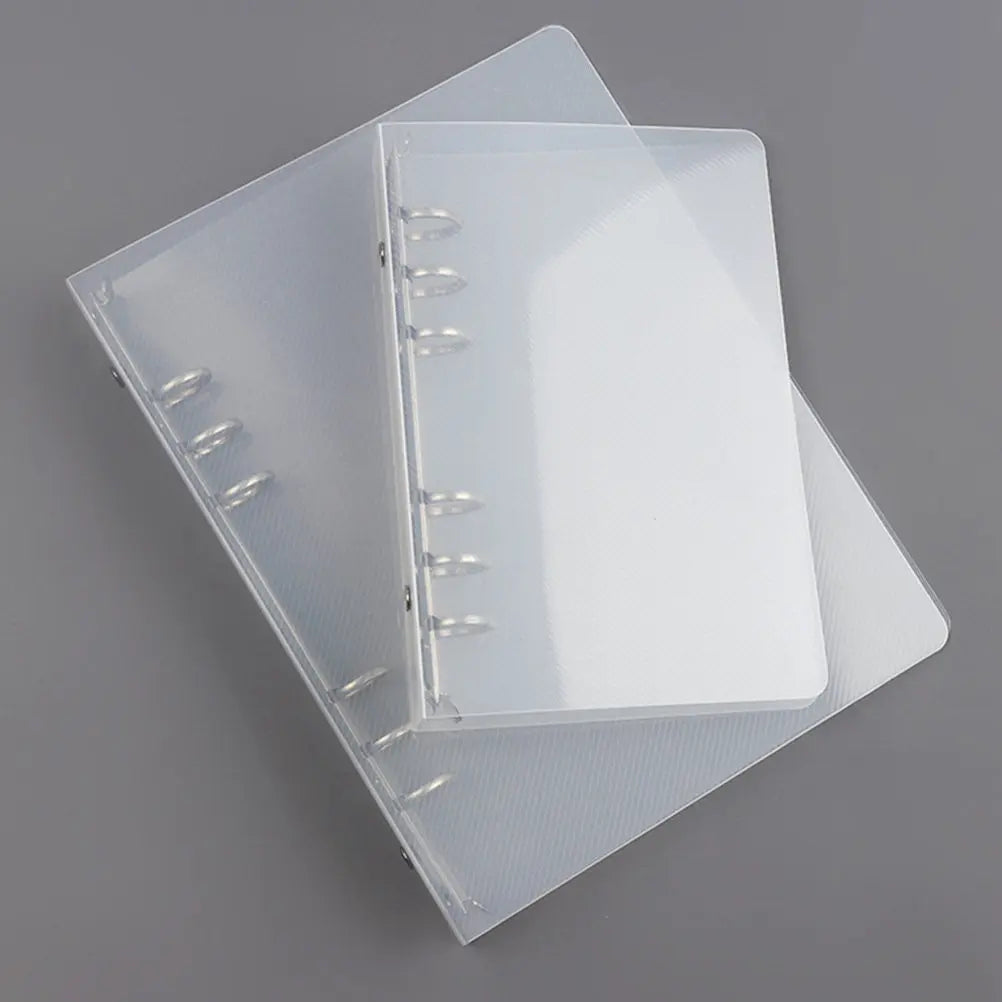 A6 Semi-Transparent PP File Folder Binder with Elastic Band Plastic File Binder PLUSH China Mainland