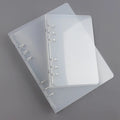 A6 Semi-Transparent PP File Folder Binder with Elastic Band Plastic File Binder PLUSH China Mainland