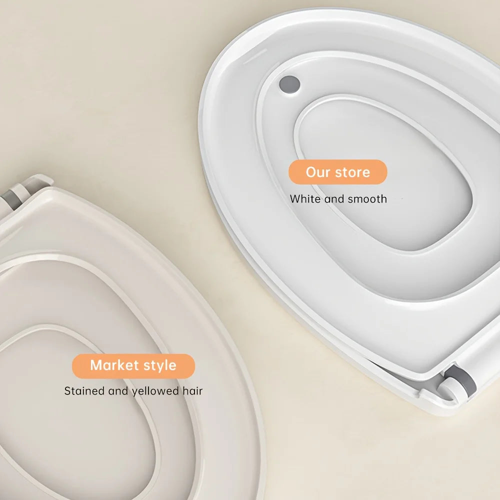 Soft Close Toilet Seat Universal Round Quick Release Plastic Soft Close Toilet Seat PLUSH
