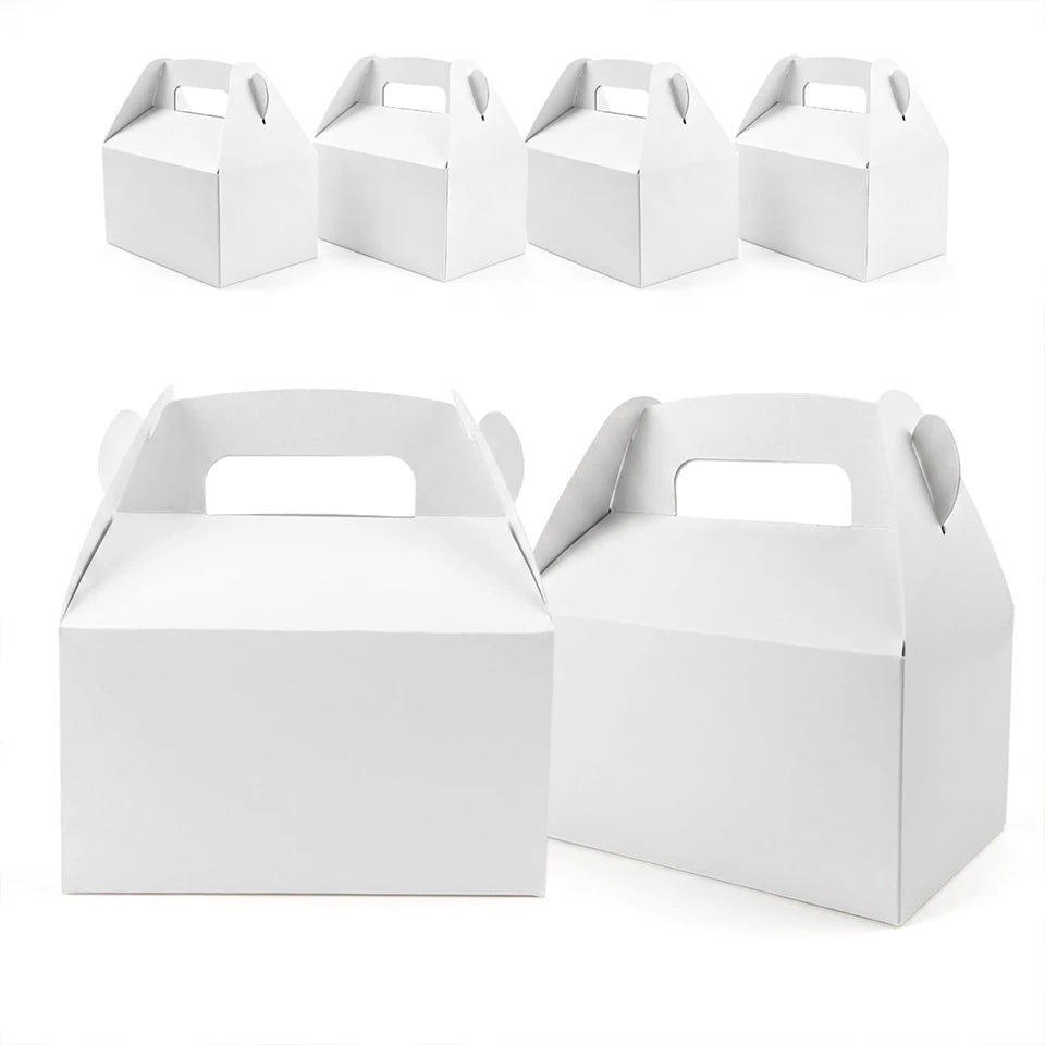 Kraft Paper Gift Boxes 10/20pcs – DIY Party & Wedding Packaging Gift Packaging Boxes PLUSH