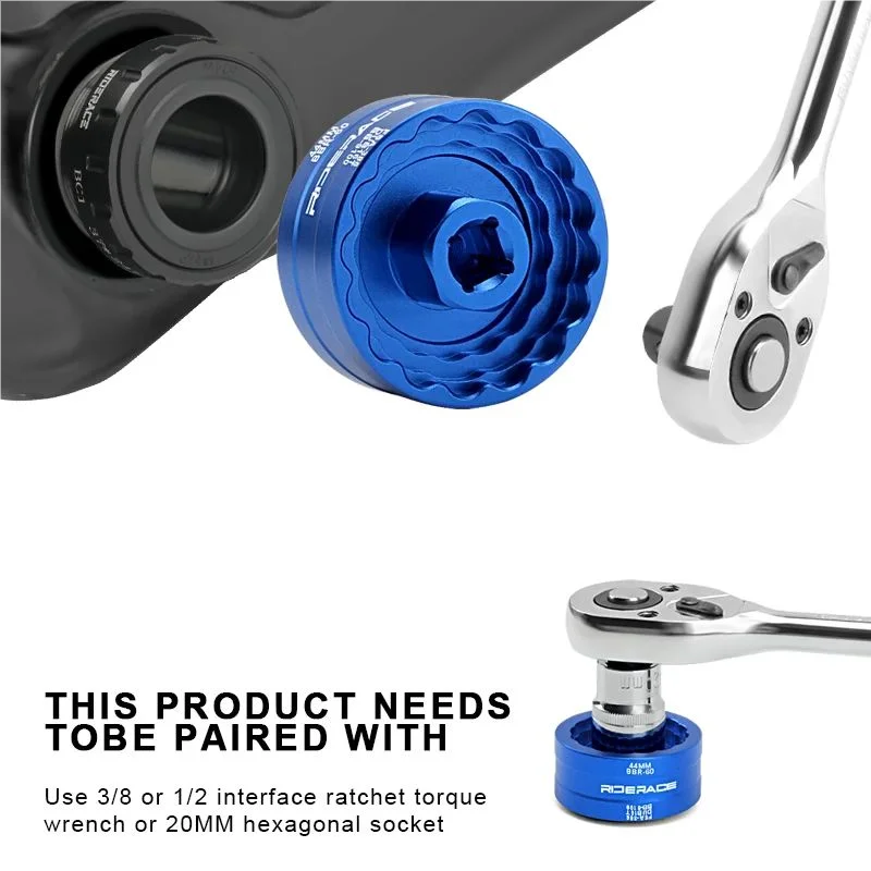 RIDERACE Bottom Bracket Remover Tool – BB93 BSA30 BB386 DUB Bike Repair Tool PLUSH