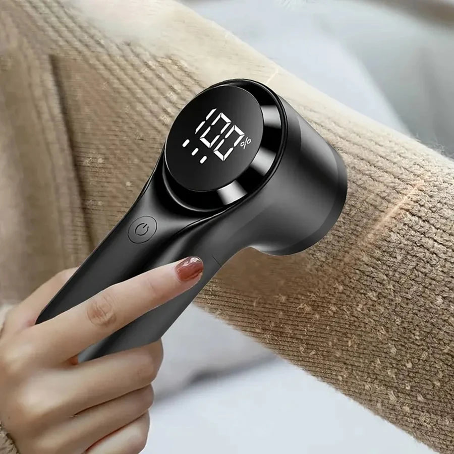 USB Fabric Shaver & Lint Remover with Digital Display Fabric Shaver PLUSH