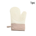 Silicone Oven Gloves Non-Slip Heat Resistant Kitchen Mitts Silicone Oven Mitts PLUSH A