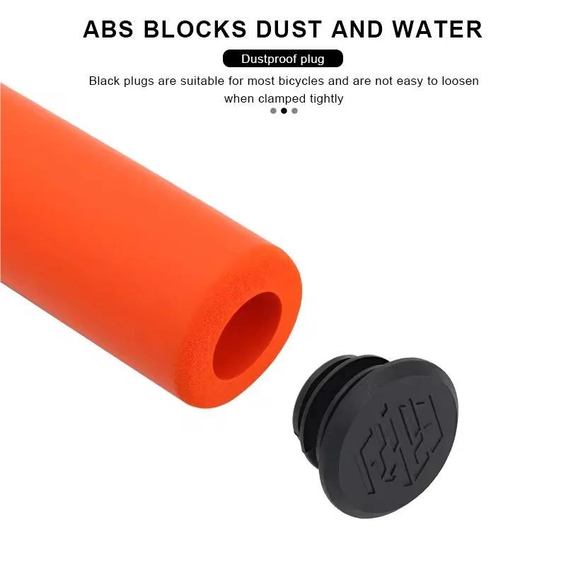 Silicone Sponge MTB Bicycle Grips – Anti-Slip Handlebar Cover Bicycle Handlebar Grips PLUSH
