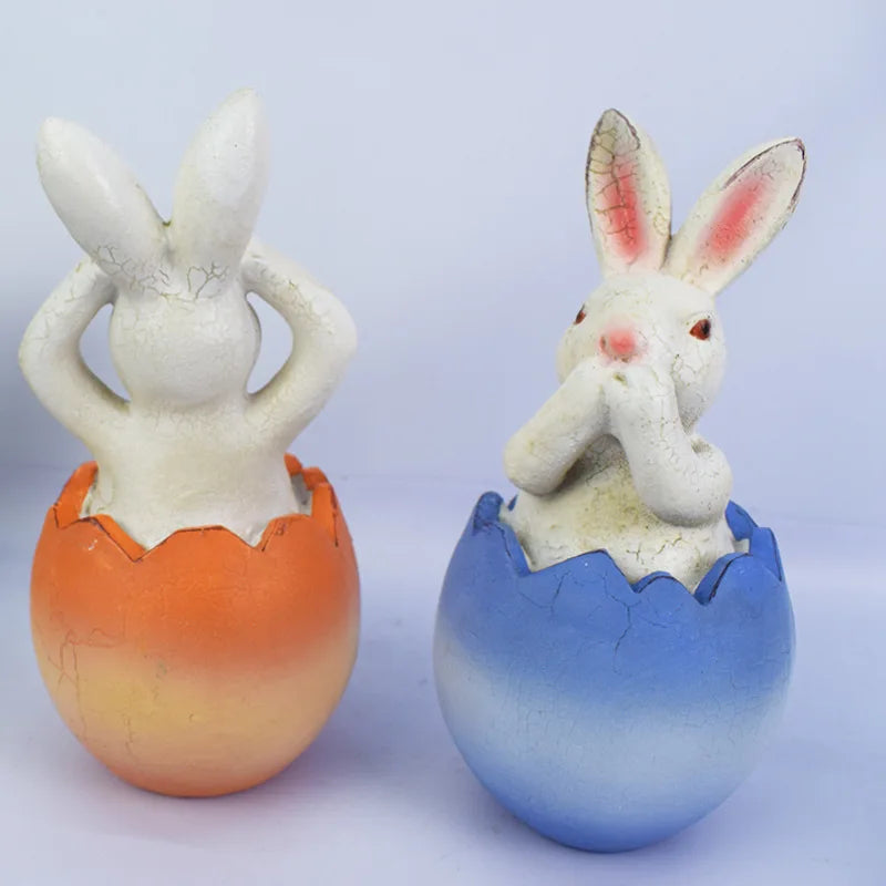 Solar Easter Egg Stake Lights – Waterproof Outdoor Garden Decor Solar Stake Lights PLUSH