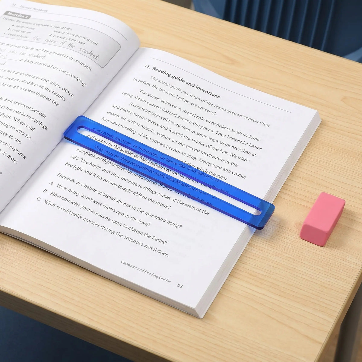 5-Pack Colored Reading Guide Strips for Kids & Adults Reading Guide Strips PLUSH Default Title