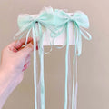 Fairy Ribbon Bow Hair Clips for Girls – 2pcs Barrettes Kids Hair Barrettes PLUSH 7