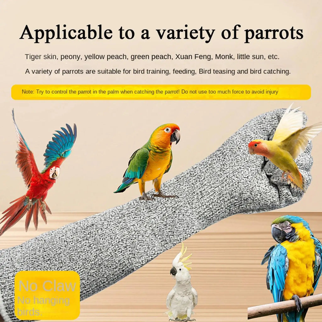 Bite-Proof Pet Gloves | Scratch Resistant – Grooming & Falconry Pet Handling Gloves PLUSH