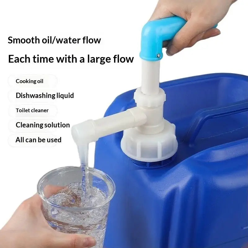 Manual Siphon Pump – Corrosion-Resistant Plastic Liquid Transfer Manual Siphon Pump PLUSH