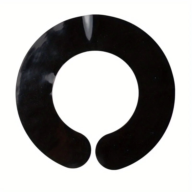 Silicone Hair Cutting Shawl & Dyeing Neck Wrap | Barber Cape Hair Cutting Cape PLUSH black