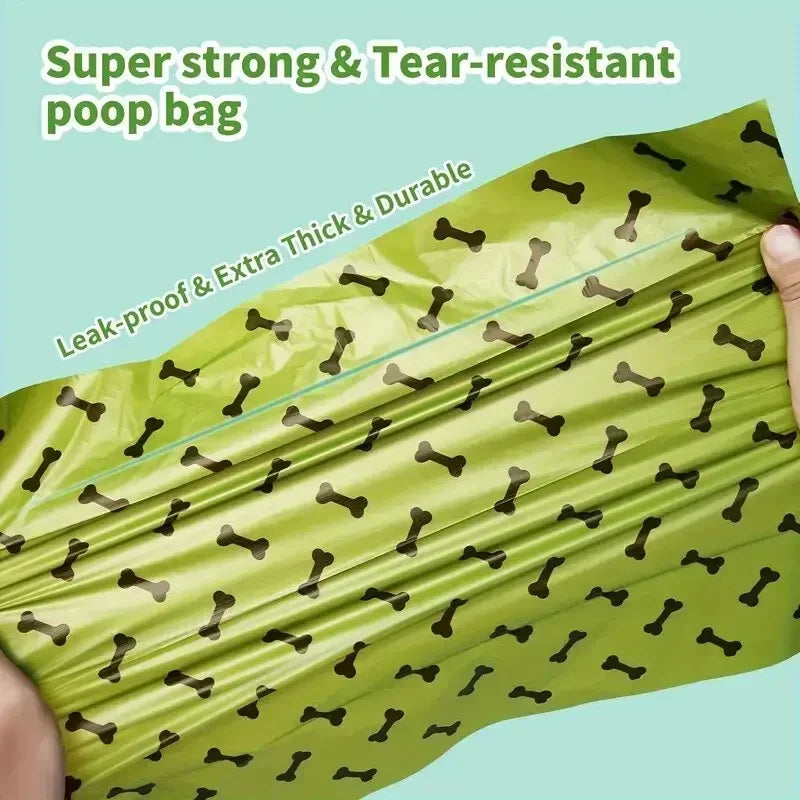 Dog Poop Bags Large Pet Waste Bags 15/Roll – Refill Rolls Pet Waste Bags PLUSH
