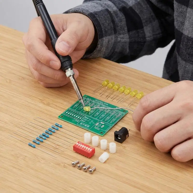 DIY LED Soldering Practice Kit | STEM Electronics Beginner Kit Soldering Practice Kit PLUSH