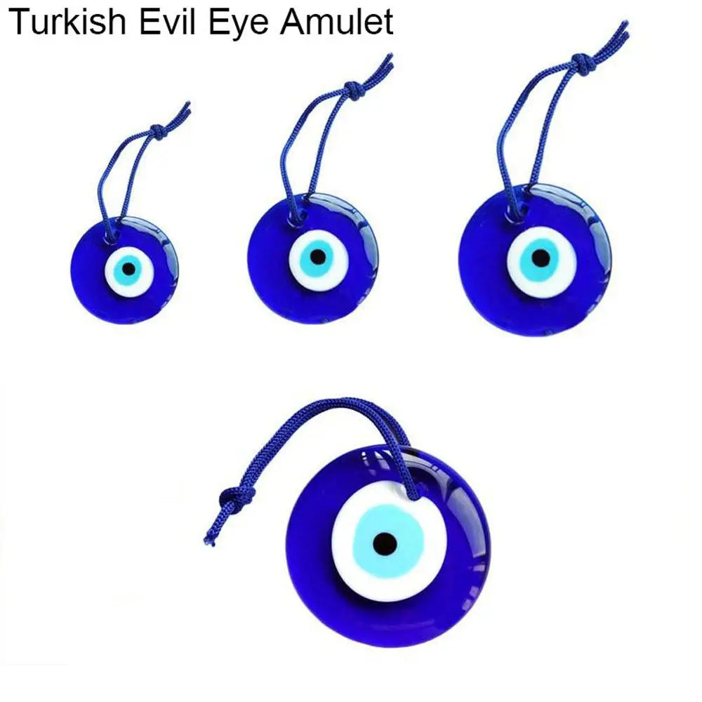 Turkish Evil Eye Amulet Pendant – Car & Home Lucky Charm Decorative Charm Pendant PLUSH