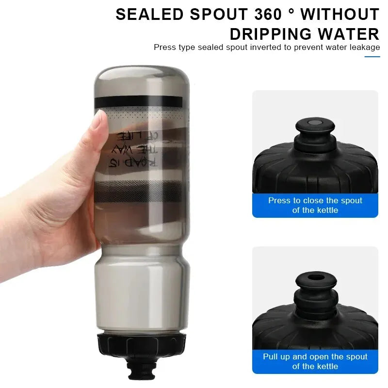 RIDERACE 750ml Squeeze Bike Water Bottle – PP5 Sports Bottle Sports Water Bottle PLUSH