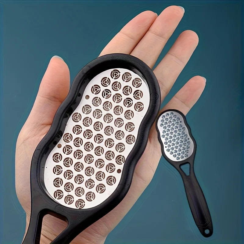 Stainless Steel Foot File & Callus Remover with Splash Guard Foot File Rasp PLUSH