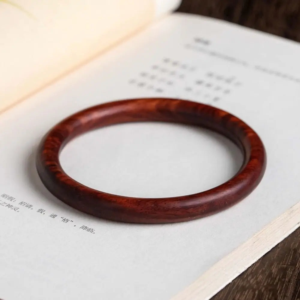 Natural Sandalwood Bangle – Vintage Ethnic Wood Bracelet Wood Bangle Bracelet PLUSH