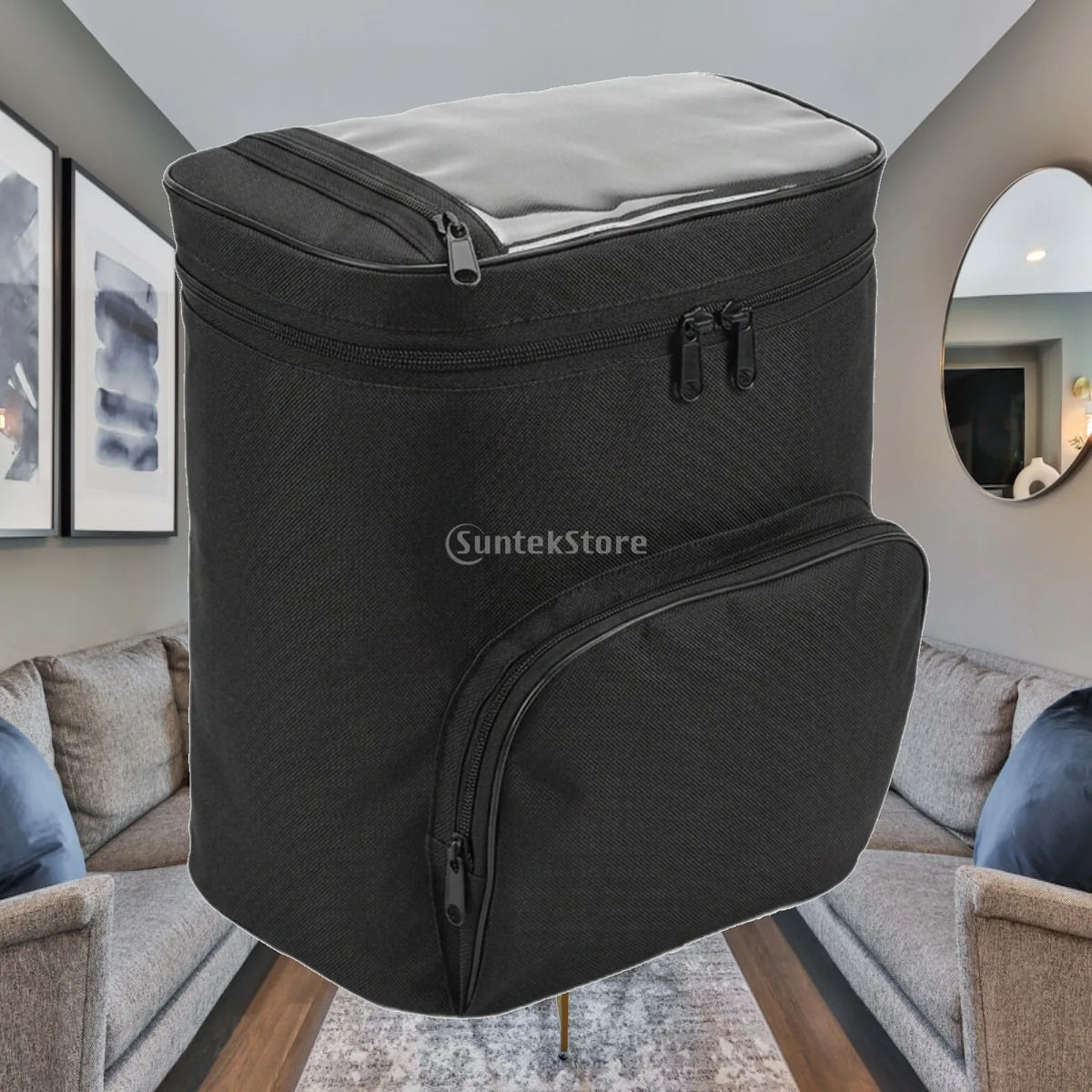 Waterproof Motorcycle Tail Bag Oxford Cloth Backrest Hanging Bag Motorcycle Tail Bag PLUSH