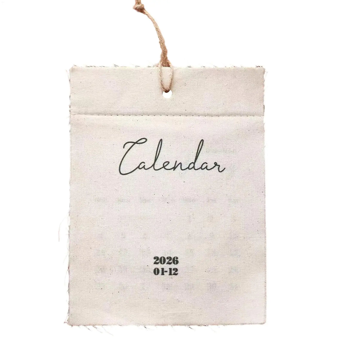 2026 Fabric Wall Calendar – Monthly Planner for Home Wall Calendar PLUSH