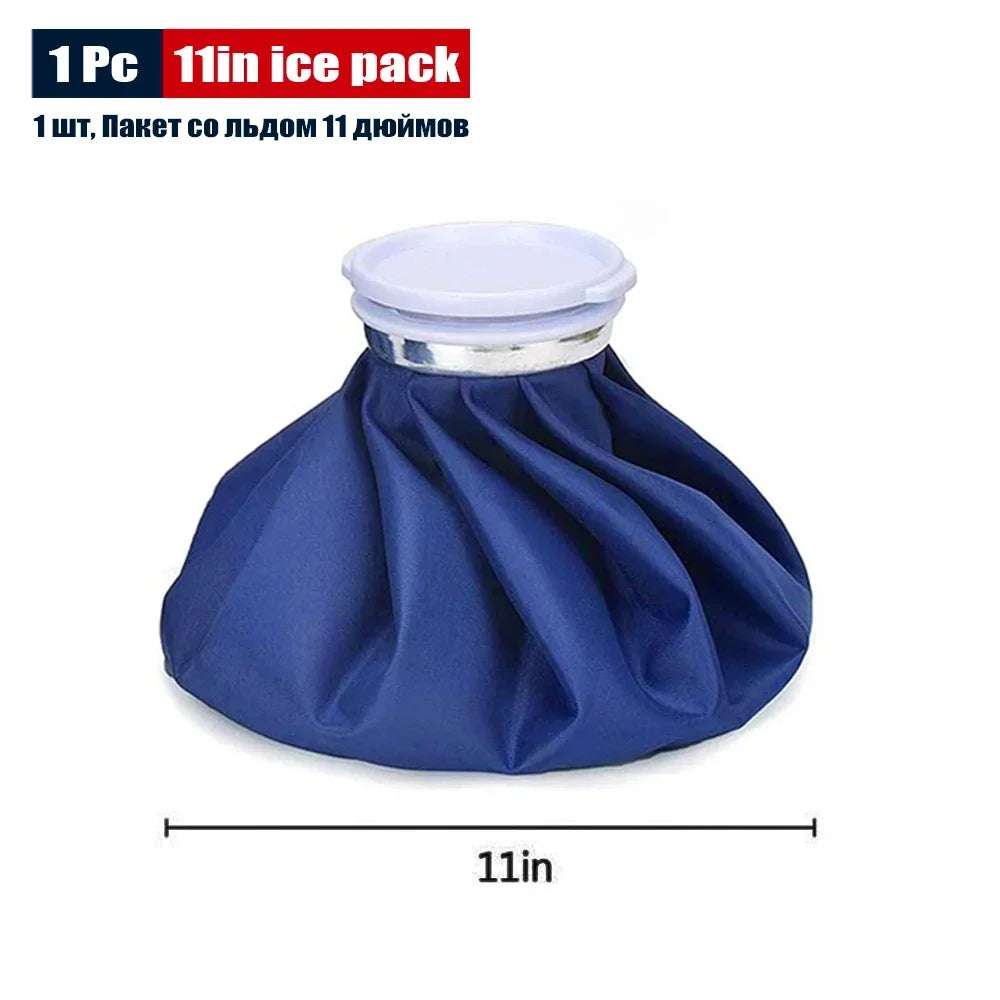 Reusable Ice Bag Bandage – Hot & Cold Compress Wrap Ice Bag Compress Wrap PLUSH 11in ice pack-1Pc