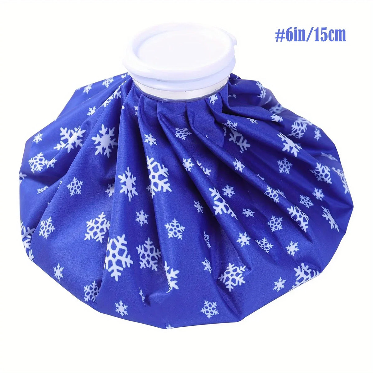 Reusable Hot & Cold Ice Bag – Knee, Shoulder, Ankle Therapy Hot Cold Therapy Bag PLUSH Blue-6 inch