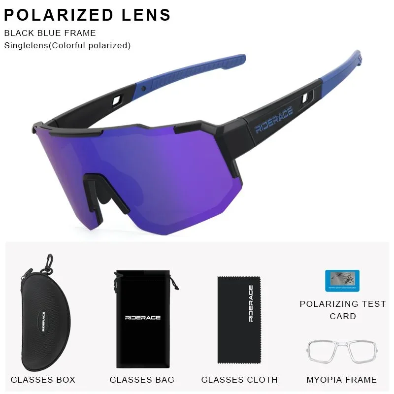 Photochromic Cycling Sunglasses UV400 – Unisex Bike Goggles Cycling Sunglasses PLUSH Polarized Blue