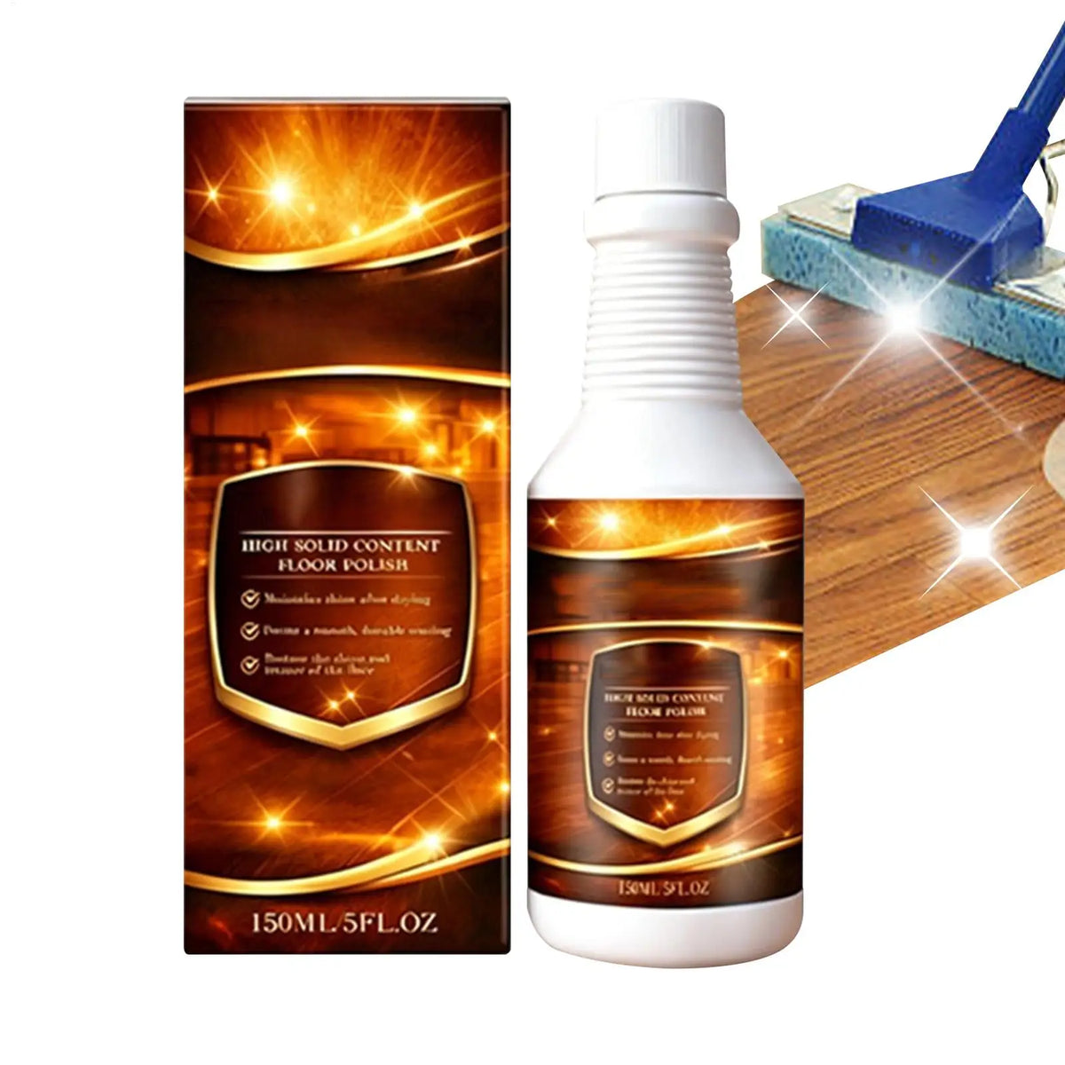 150ml Beeswax Wood Floor & Furniture Polish Cleaner Wood Floor Polish PLUSH