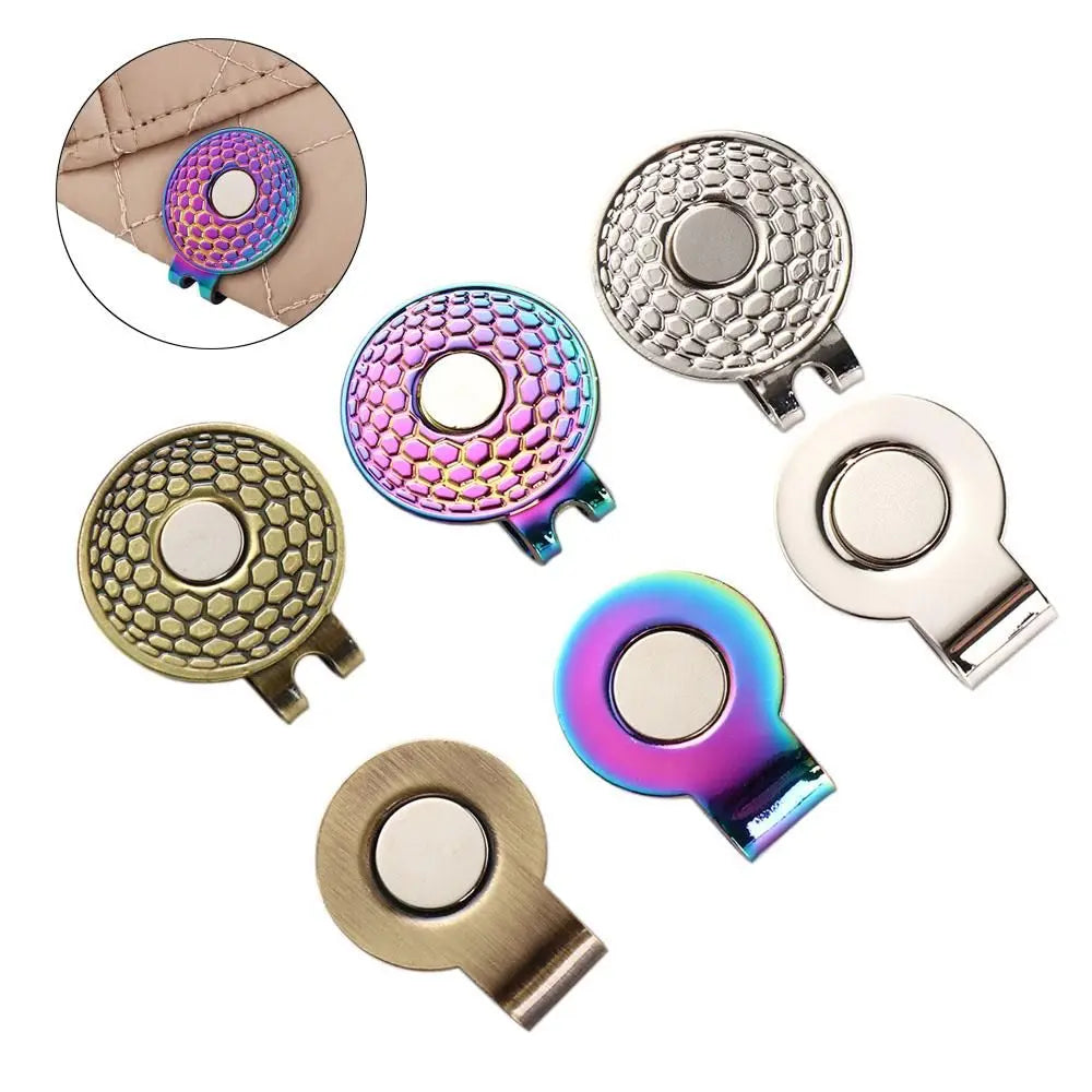 Magnetic Golf Ball Marker & Hat Clip – 20/25mm Metal Cap Clip Golf Ball Marker PLUSH
