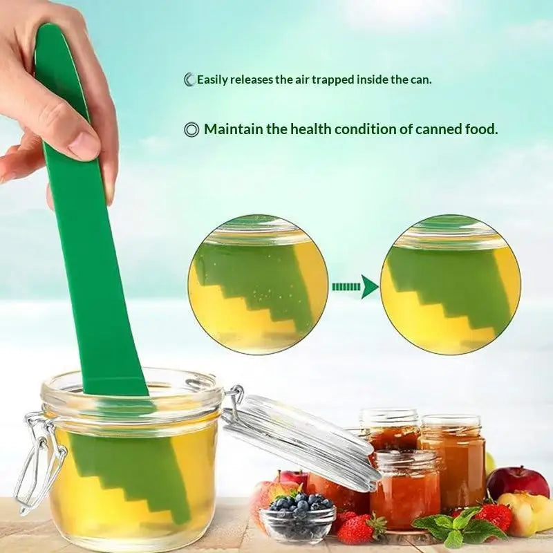 Magnetic Jar Lid Lifter with Bubble Popper & Measuring Marks Canning Tool PLUSH