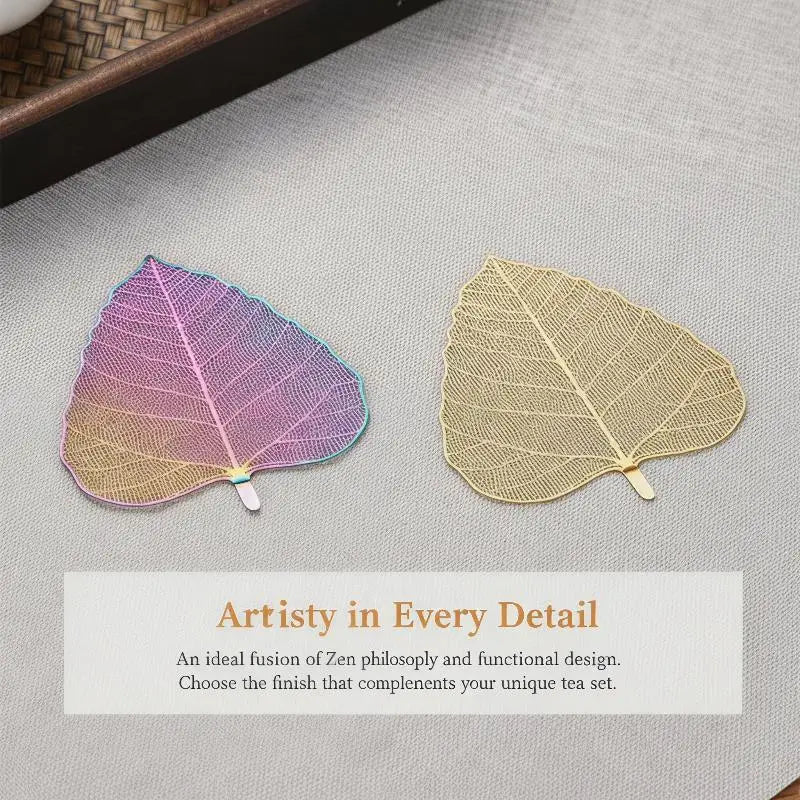 Stainless Steel Bodhi Leaf Tea Strainer & Infuser – Portable Tea Strainer Infuser PLUSH