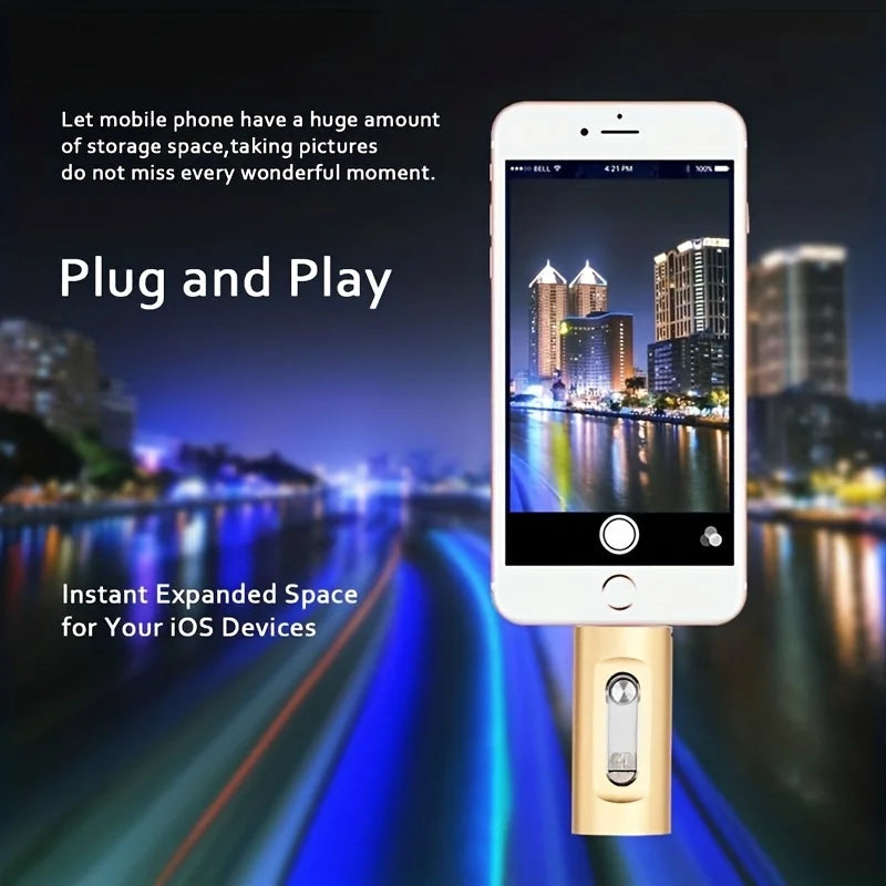 4-in-1 USB 3.0 Type-C Flash Drive 16GB | iPhone Android PC USB Flash Drive PLUSH