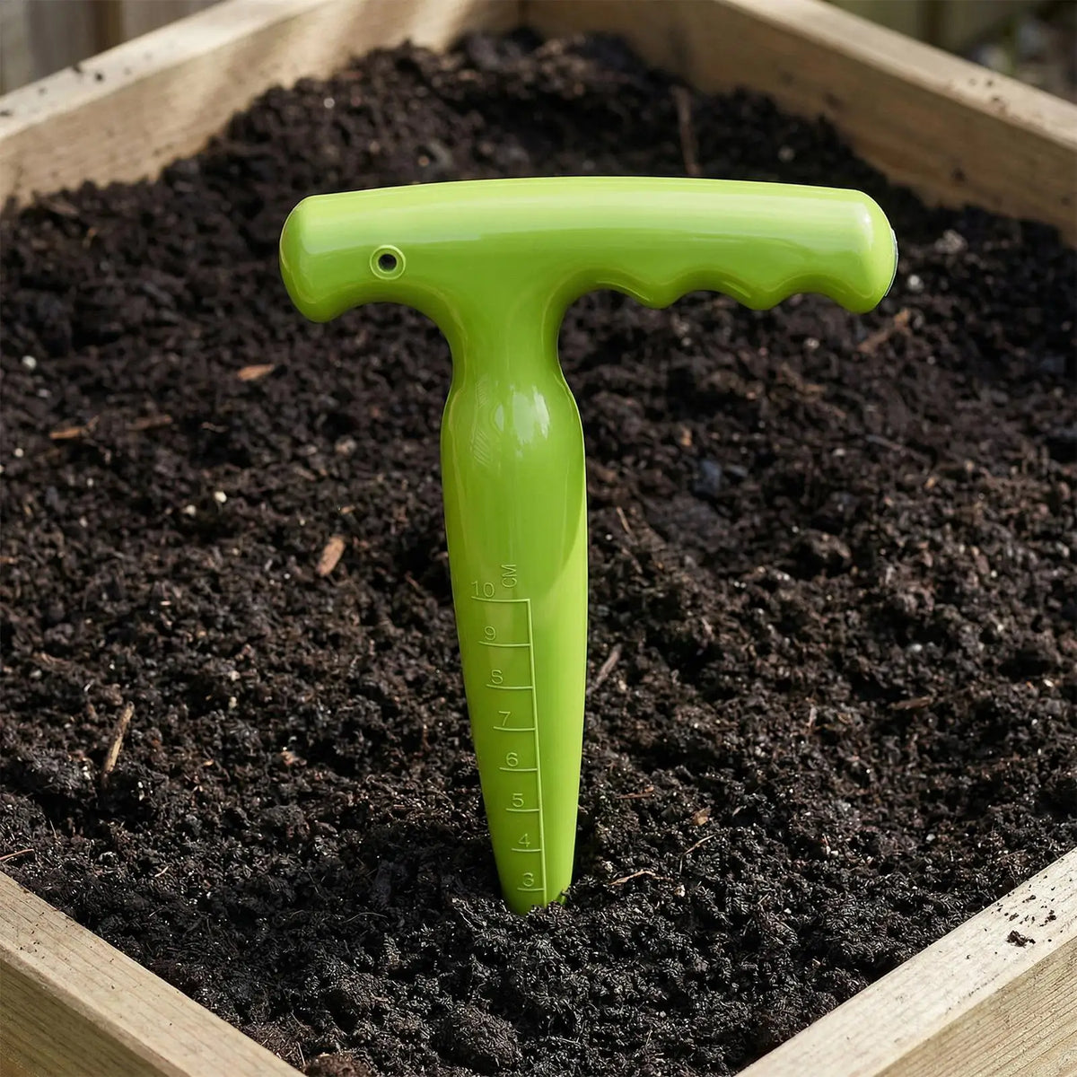 Dibbler Gardening Tool – Seedling Transplanter & Hole Punch Dibbler Garden Tool PLUSH