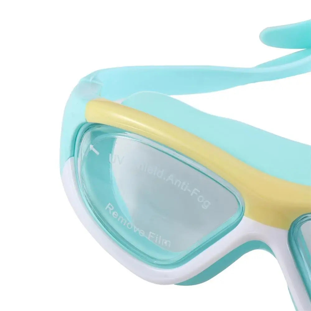 Kids Anti-Fog Waterproof Silicone Swim Goggles Ages 3–14 Kids Swim Goggles PLUSH