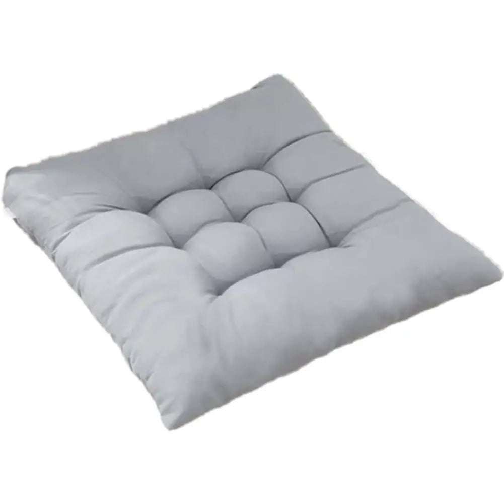 40x40cm Chenille Chair Cushion – Anti-Slip Tufted Seat Pad Chair Seat Cushion PLUSH E