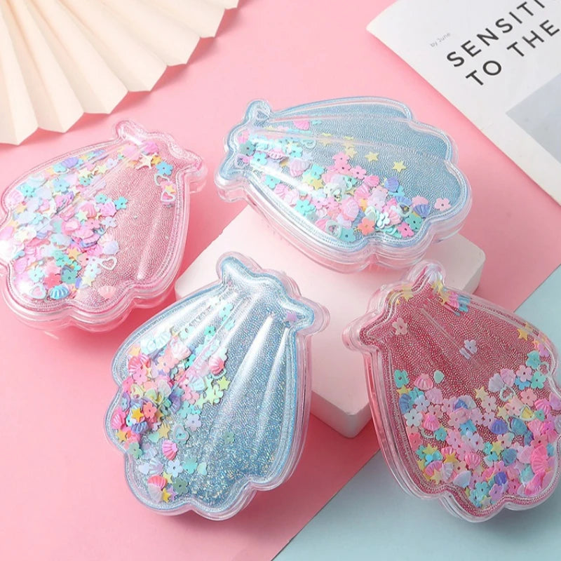 Shell Fan-Shaped Airbag Hair Brush – Anti-Static Styling Comb Airbag Hair Brush PLUSH