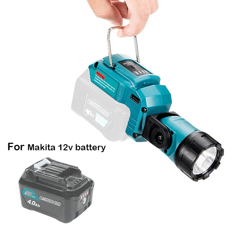 ZUIDID LED Work Light for Makita 10.8V 12V Battery | Spotlight Cordless Work Light PLUSH