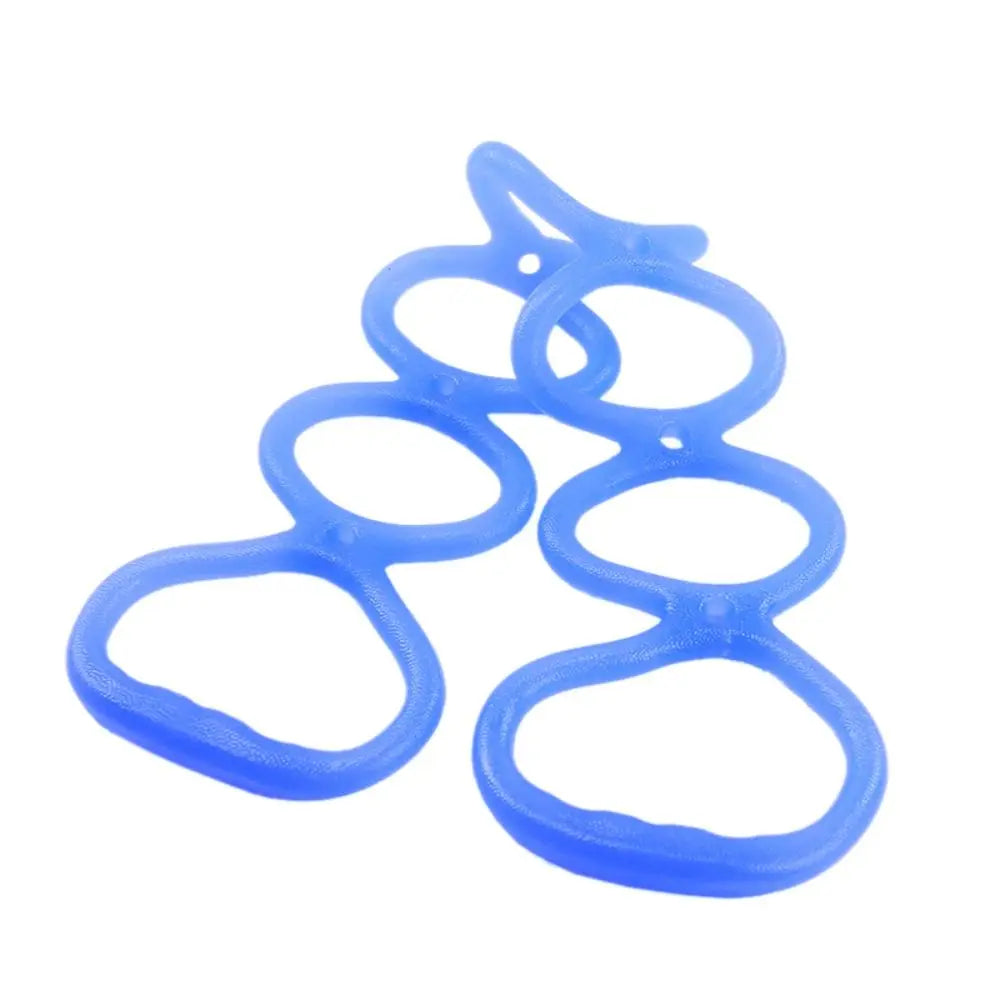 7-Hole Silicone Stretch Resistance Band – Portable Fitness Resistance Band PLUSH
