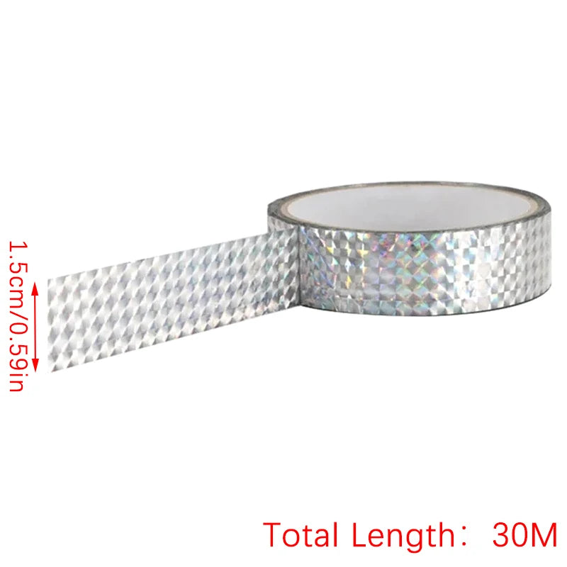 30M Holographic Glitter Tape for Rhythmic Gymnastics Hoops Gymnastics Glitter Tape PLUSH