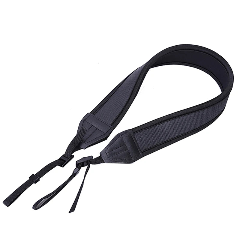Adjustable Anti-Slip Camera Neck & Shoulder Strap – Universal Camera Shoulder Strap PLUSH black